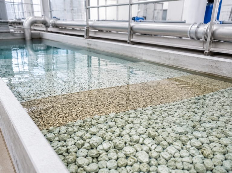 中山港街道水处理除氨氮沸石滤料